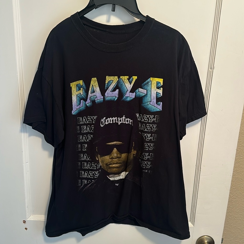 Eazy-E Graphic T-Shirt - Large, Black - Iconic Hip-Hop Style